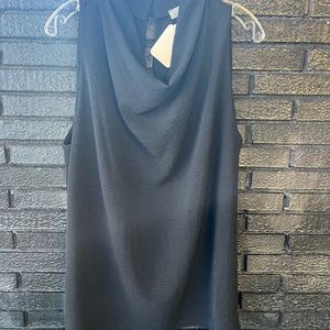 Black Cowl Neck Blouse